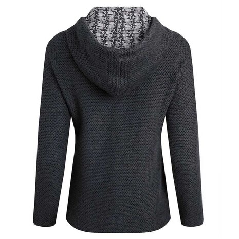 Weird Fish Chicoa Full Zip Macaroni Hoodie Navy Vest Dames