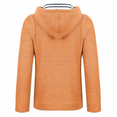 Weird Fish Chicoa Full Zip Macaroni Hoodie Apricot Vest Dames