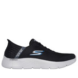 Skechers Slip-Ins Go Walk Flex Black Grey Wandelsneakers Heren