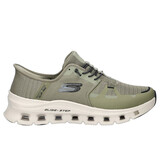 Skechers Slip Ins Glide-Step Pro Olive Black Wandelsneakers Heren