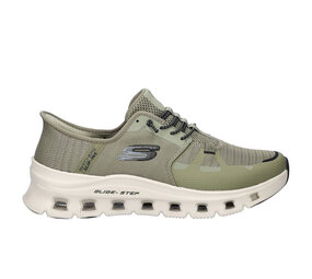Skechers Slip Ins Glide-Step Pro Olive Black Wandelsneakers Heren