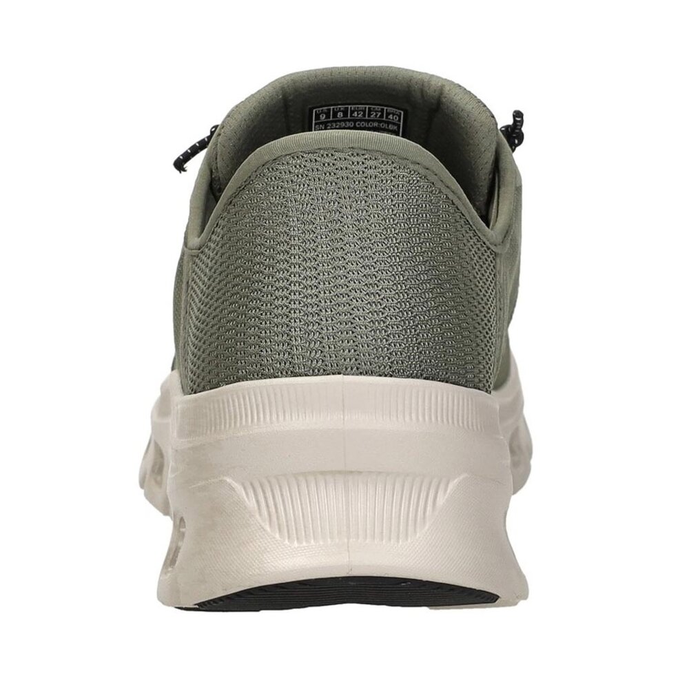 Skechers Slip Ins Glide-Step Pro Olive Black Wandelsneakers Heren