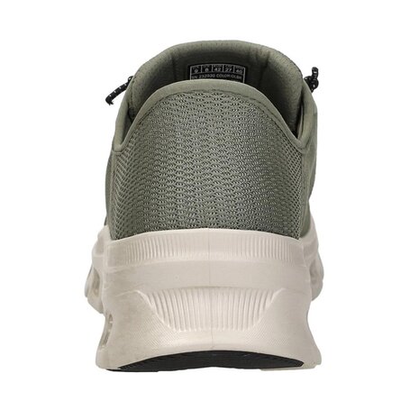 Skechers Slip Ins Glide-Step Pro Olive Black Wandelsneakers Heren