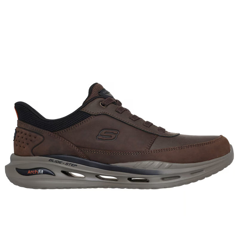 Skechers Slip-ins Arch Fit Orvan Moxley Cacao Wandelschoenen Heren
