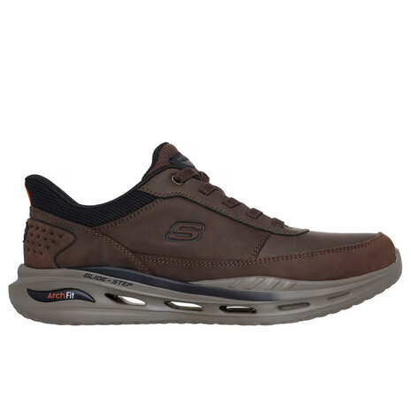 Skechers Slip-ins Arch Fit Orvan Moxley Cacao Wandelschoenen Heren