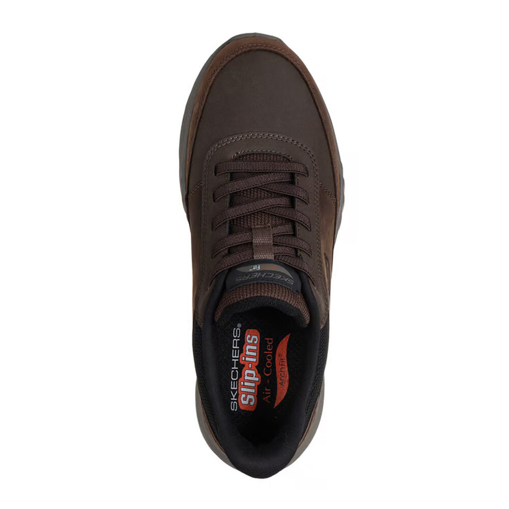 Skechers Slip-ins Arch Fit Orvan Moxley Cacao Wandelschoenen Heren
