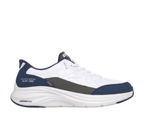 Skechers Slip-Ins Contour Foam White Navy Wandelsneakers Heren