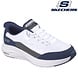 Skechers Slip-Ins Contour Foam White Navy Wandelsneakers Heren