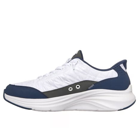 Skechers Slip-Ins Contour Foam White Navy Wandelsneakers Heren