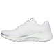 Skechers Arch Fit 2.0 Glow White Silver Wandelsneakers Dames