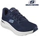 Skechers Arch Fit 2.0 Big League Navy Mesh Wandelsneakers Dames