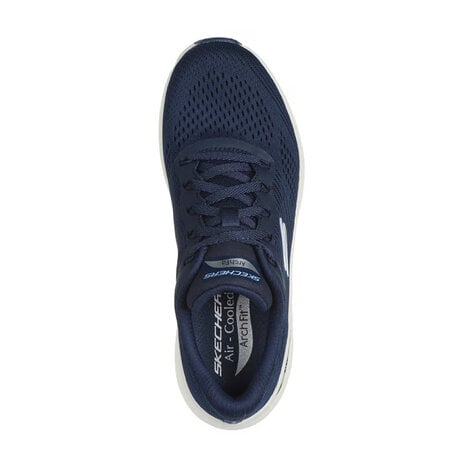 Skechers Arch Fit 2.0 Big League Navy Mesh Wandelsneakers Dames