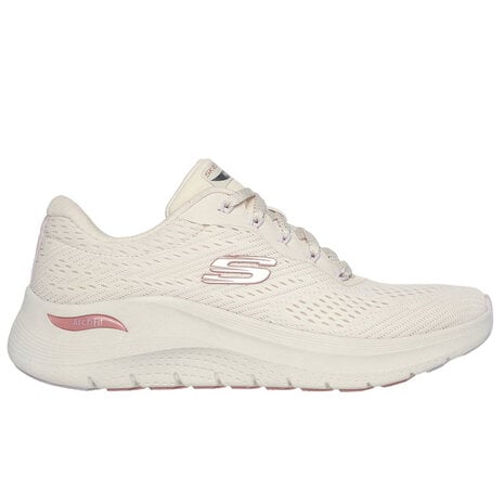 Skechers Arch Fit 2.0 Big League Natural Multi Wandelsneakers Dames