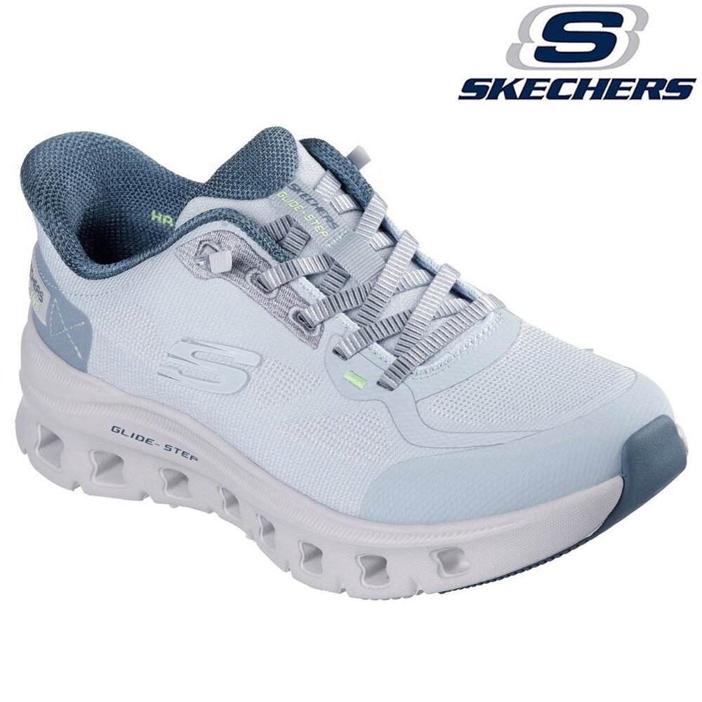 Skechers Glide-Step Pro Blue Mesh Multi Wandelsneakers Dames