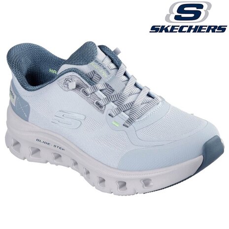 Skechers Glide-Step Pro Blue Mesh Multi Wandelsneakers Dames