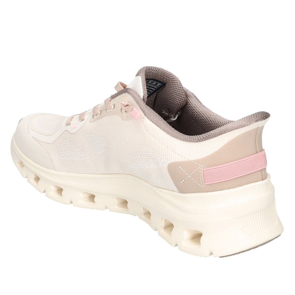 Skechers Glide-Step Pro Natural Mesh Brown Wandelsneakers Dames