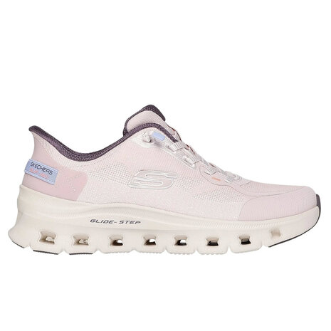 Skechers Glide-Step Pro Rose Mesh Pink Wandelsneakers Dames
