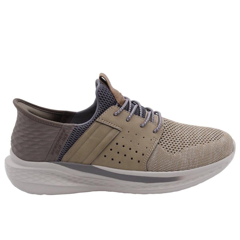 Skechers Slip-Ins RF Slade Taupe Wandelsneakers Heren