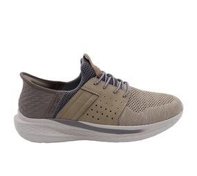Skechers Slip-Ins RF Slade Taupe Wandelsneakers Heren