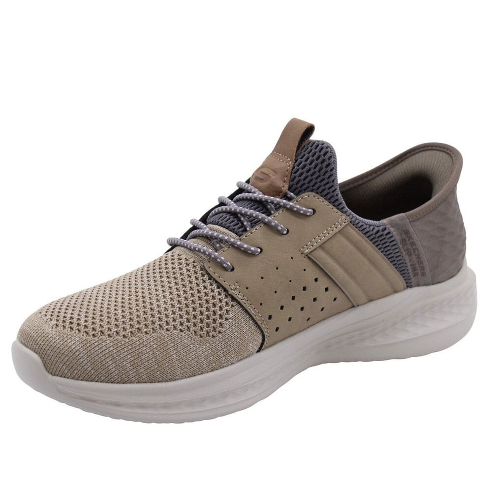 Skechers Slip-Ins RF Slade Taupe Wandelsneakers Heren