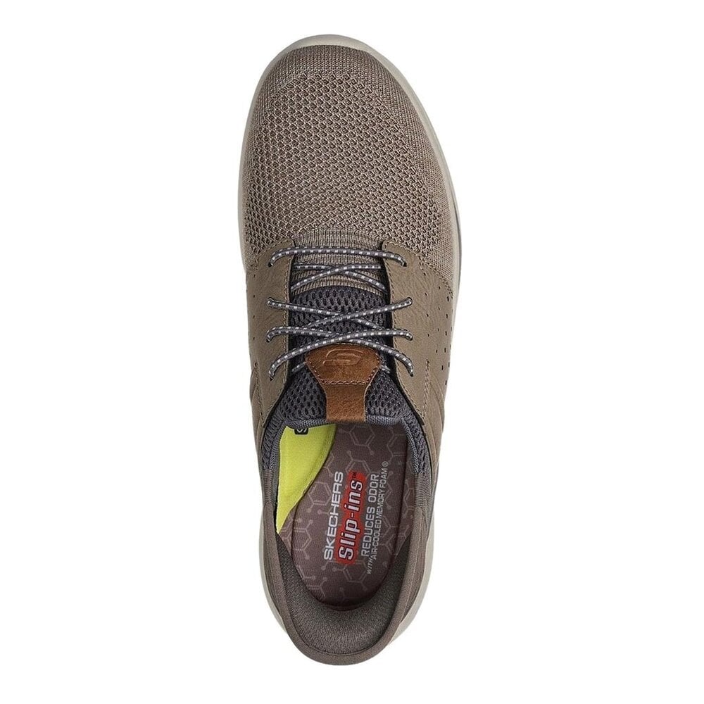Skechers Slip-Ins RF Slade Taupe Wandelsneakers Heren