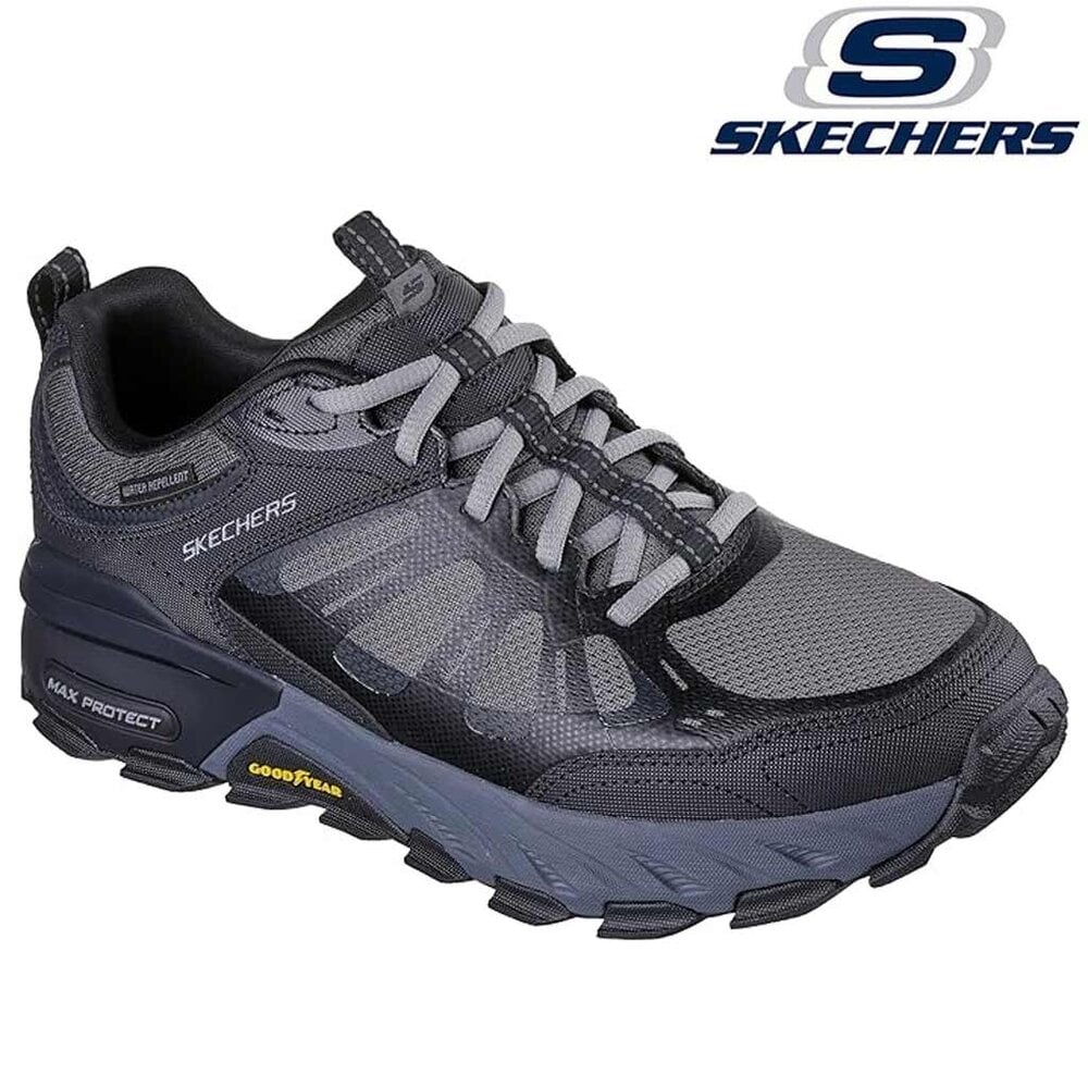 Skechers Max Protect Ironguard Black Charcoal Wandelschoenen Heren
