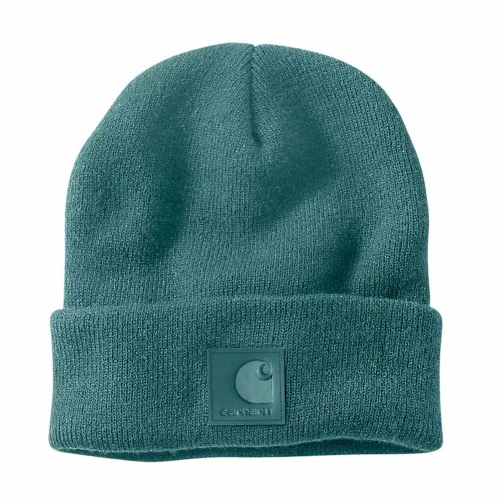 Carhartt Leatherette Watch Cap Transformative Teal Muts