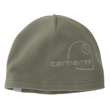 Carhartt Fleece Dusty Olive Met Logo In Reliëf Muts Heren