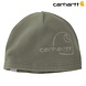 Carhartt Fleece Dusty Olive Met Logo In Reliëf Muts Heren