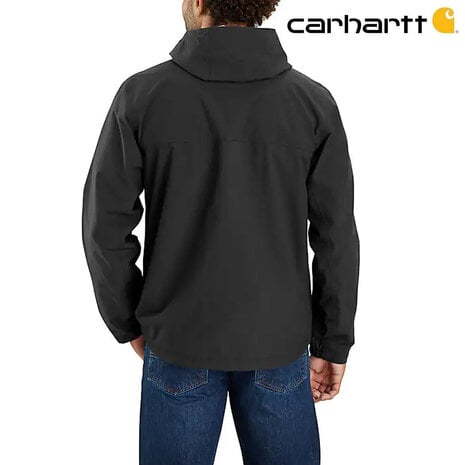 Carhartt Monterey Storm Defender Anorak Zwart Jas Heren