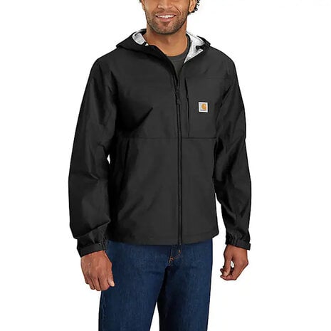 Carhartt Monterey Storm Defender Anorak Zwart Jas Heren