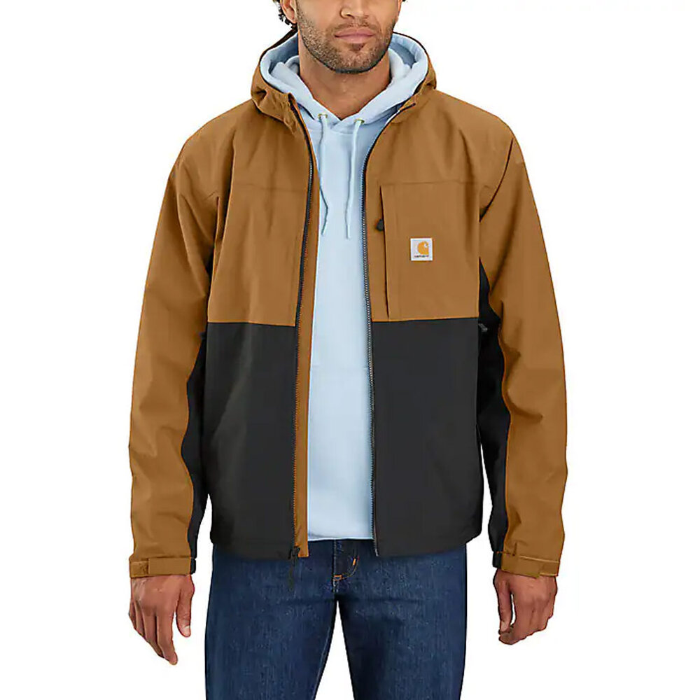 Carhartt Monterey Storm Defender Anorak Brown/Black Jas Heren