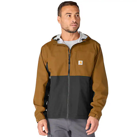 Carhartt Monterey Storm Defender Anorak Brown/Black Jas Heren