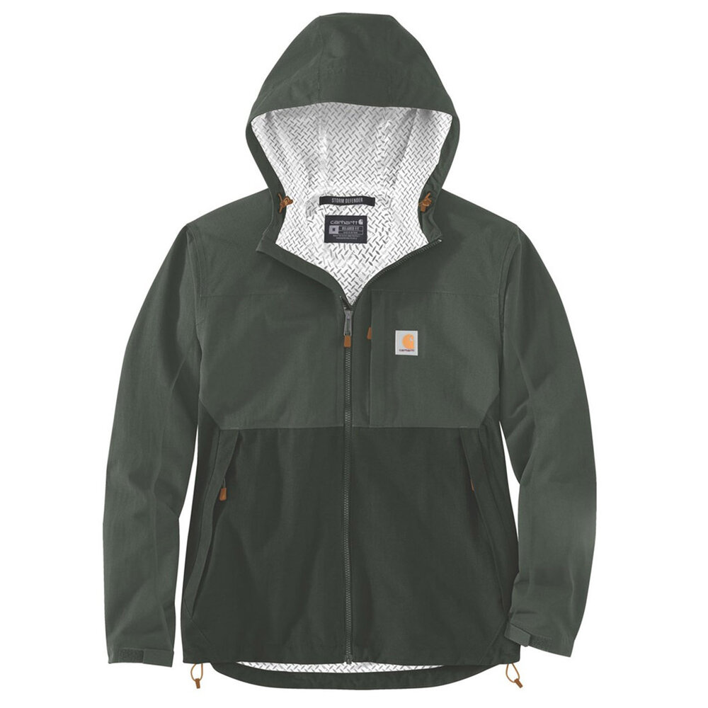 Carhartt Monterey Storm Defender Anorak Forestry Green Jas Heren