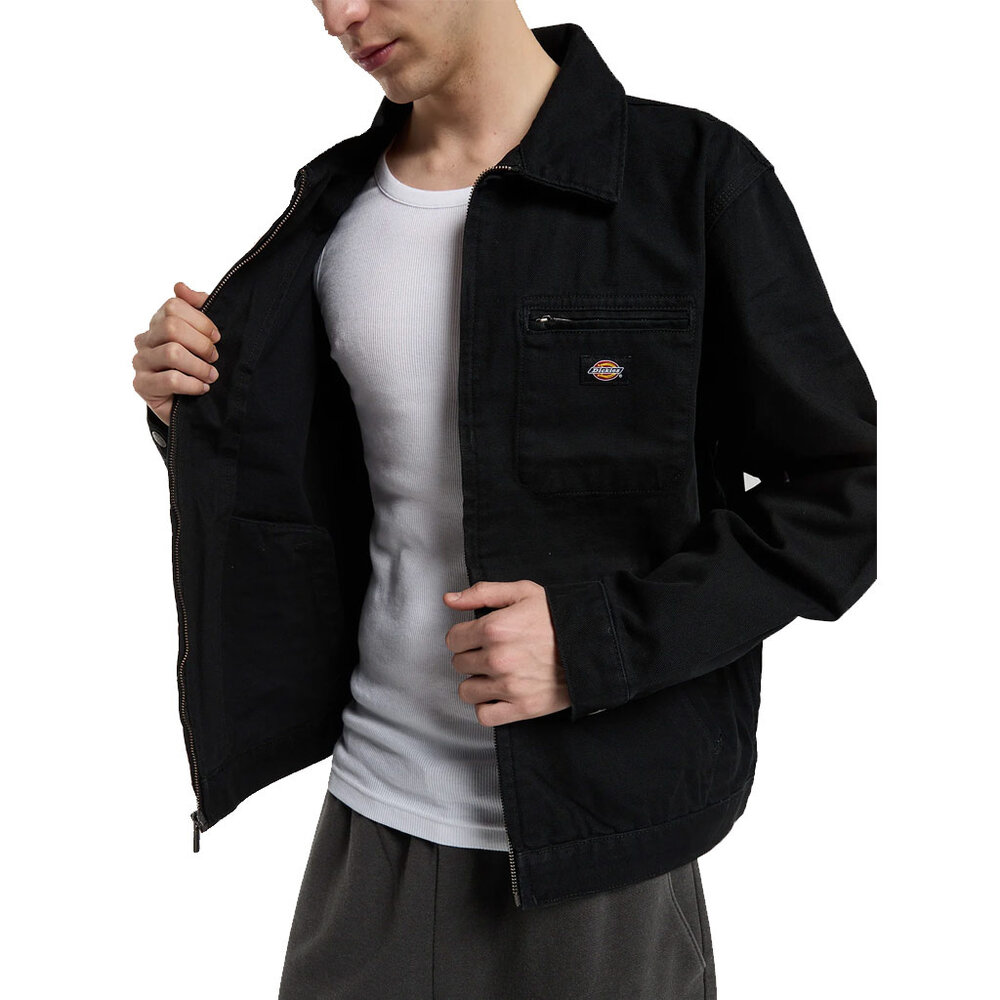 Dickies Unlined Canvas Black Painter Jacket Heren