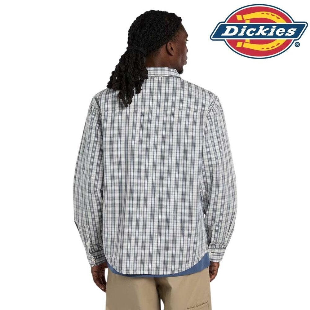 Dickies Wellsville Egret Long Sleeve Shirt Heren