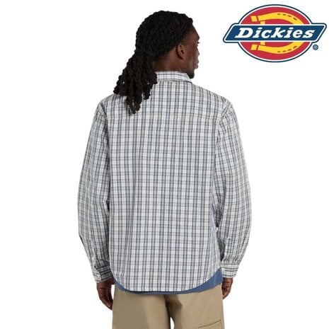 Dickies Wellsville Egret Long Sleeve Shirt Heren