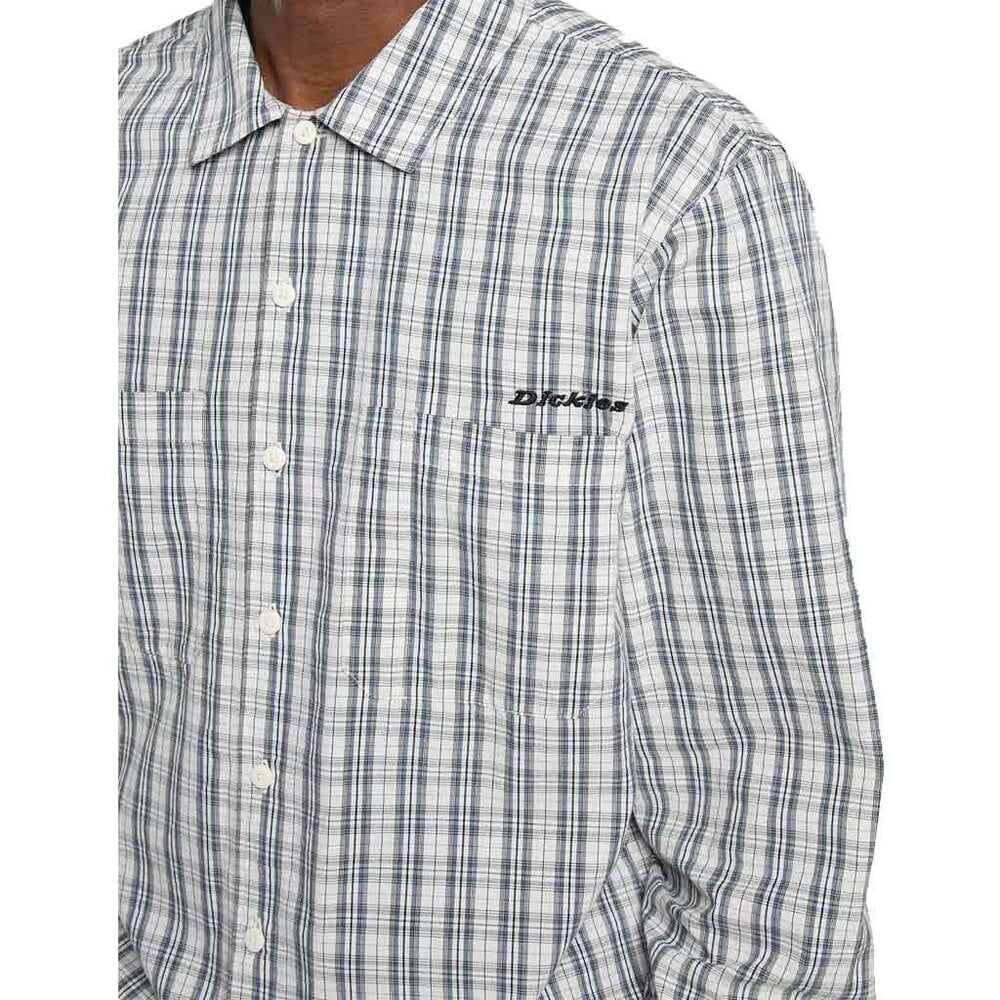 Dickies Wellsville Egret Long Sleeve Shirt Heren