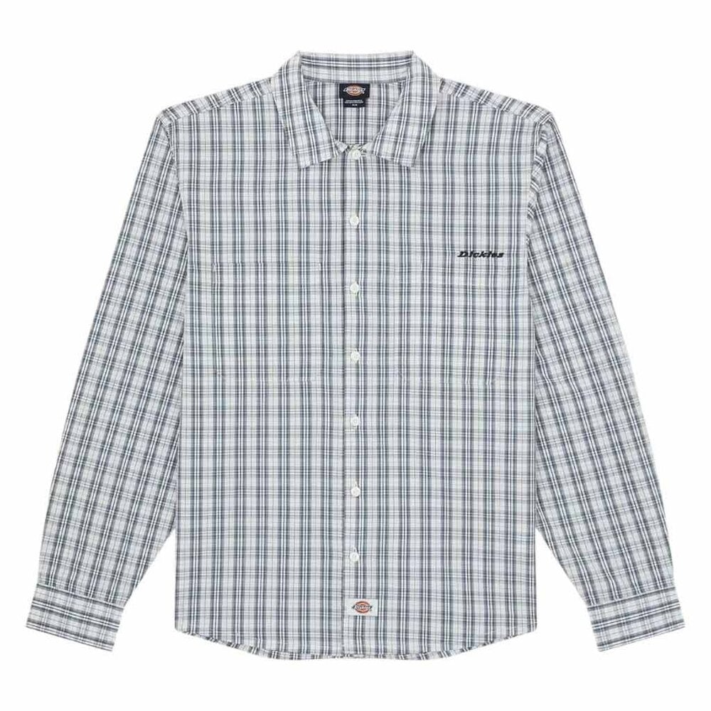 Dickies Wellsville Egret Long Sleeve Shirt Heren