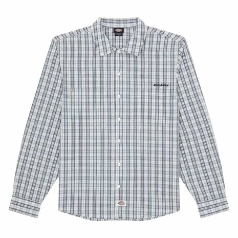 Dickies Wellsville Egret Long Sleeve Shirt Heren