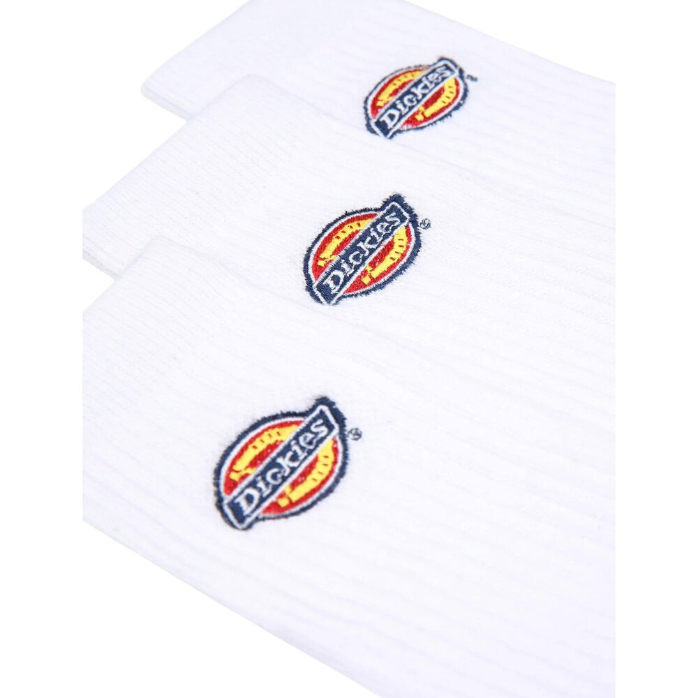 Dickies Valley Grove White 3-Pack Sokken