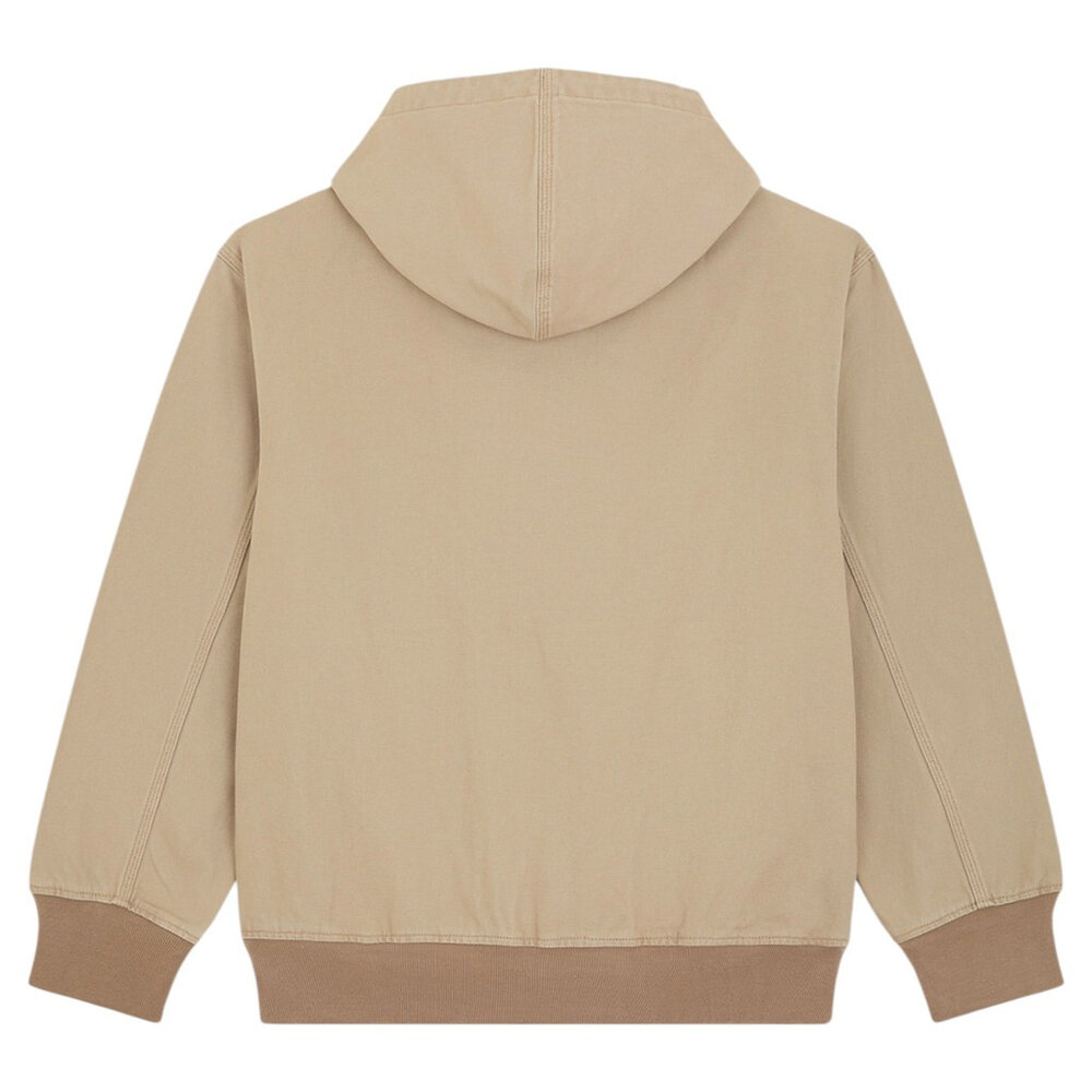 Dickies Unlined Canvas Desert Sand Hooded Bomber Jack Heren