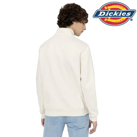 Dickies Oakport Whitecap Grey Quarter Zip Hoodie Heren