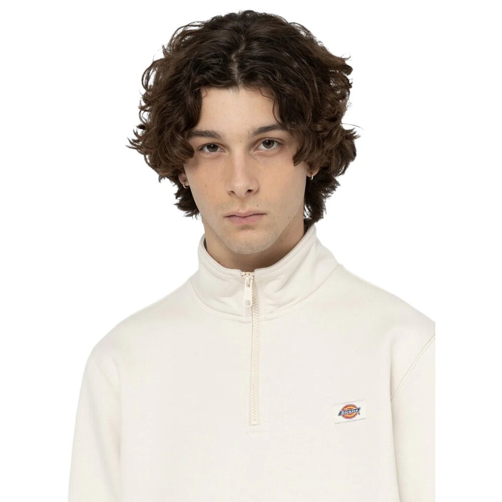 Dickies Oakport Whitecap Grey Quarter Zip Hoodie Heren