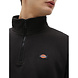 Dickies Oakport Black Quarter Zip Hoodie Heren