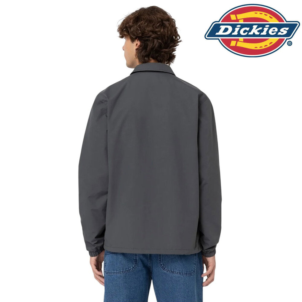 Dickies Oakport Charcoal Grey Coach Jacket Heren