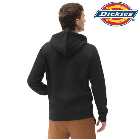 Dickies Oakport Black Full Zip Hoodie Heren