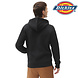 Dickies Oakport Black Full Zip Hoodie Heren