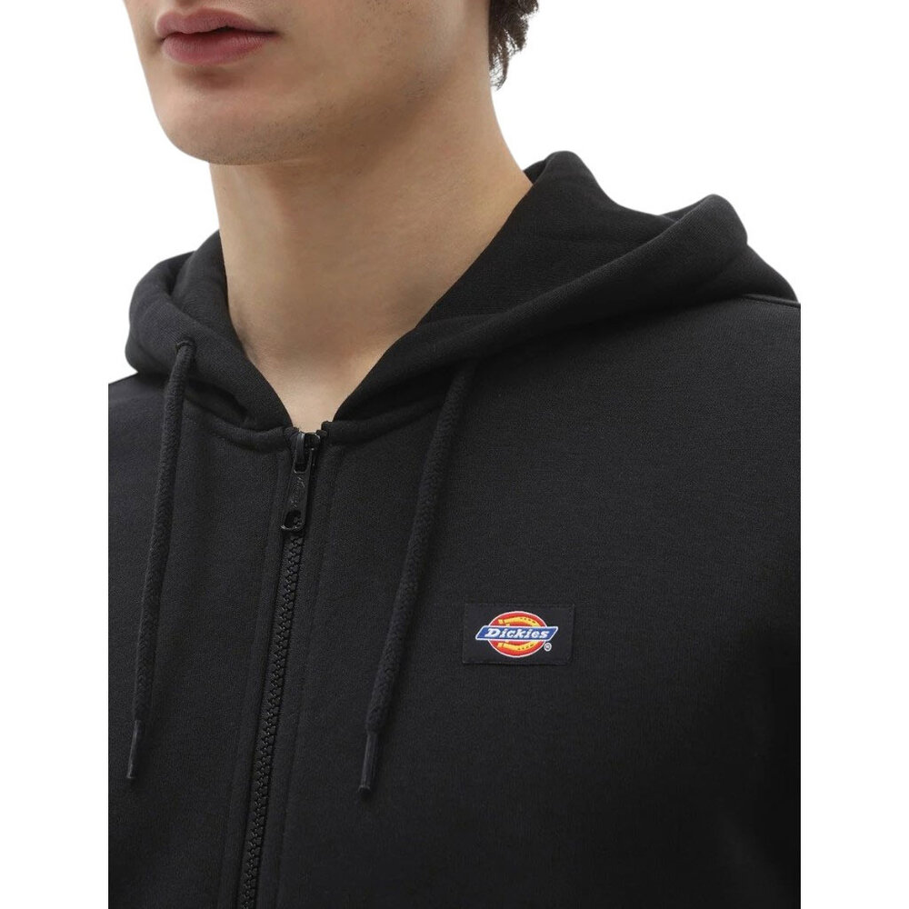 Dickies Oakport Black Full Zip Hoodie Heren