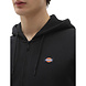 Dickies Oakport Black Full Zip Hoodie Heren